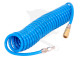Levegőcső spirál  6 m kék - szerelt 12 mm x 8 mm
