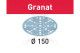 Csiszolópapír, tépőzáras 150 mm STF D150/48 P1500 GR/50 Granat 50 db